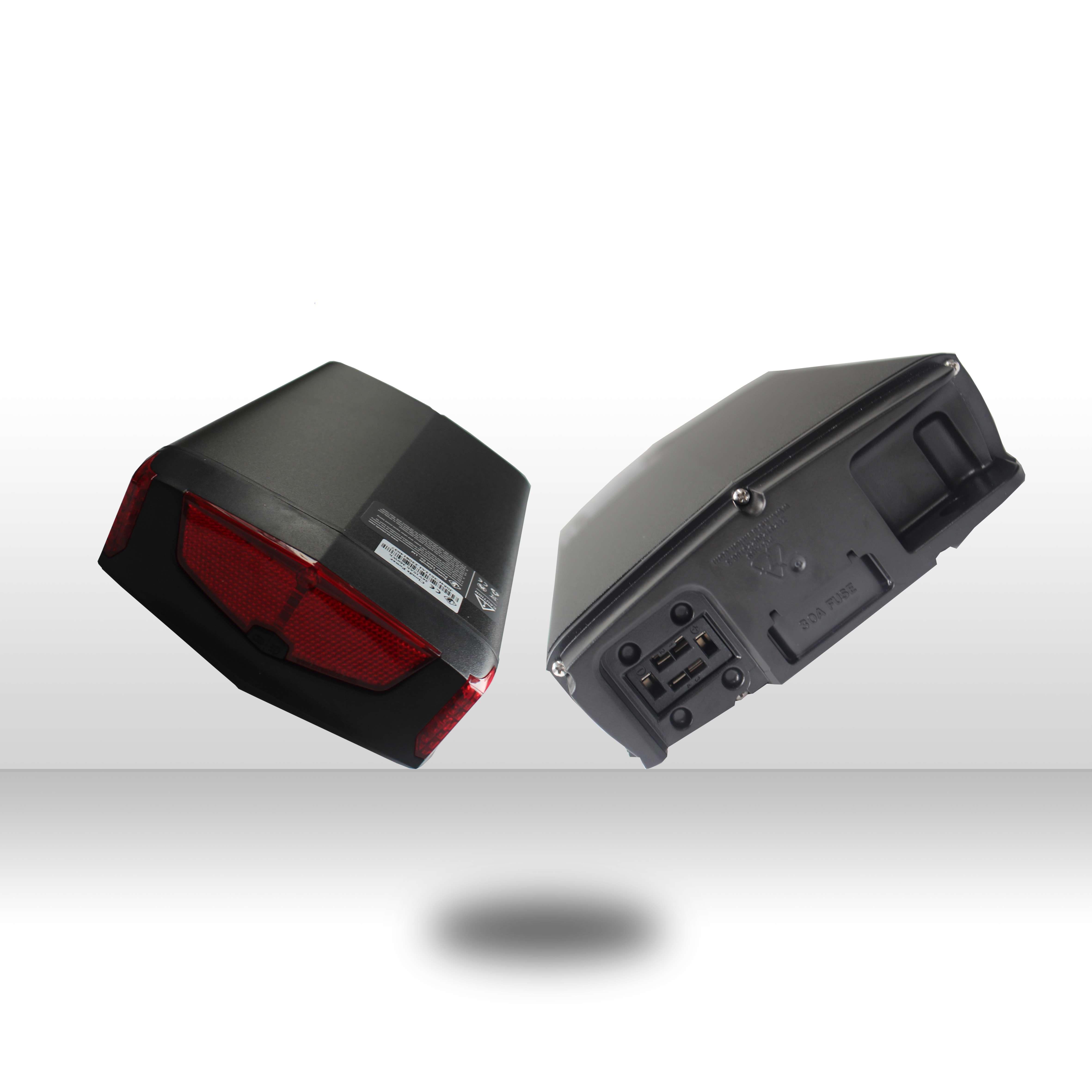 EURO 36V17.5AH光彩后机架E货车自行车电池带有LIGHT UL2271 UL2489