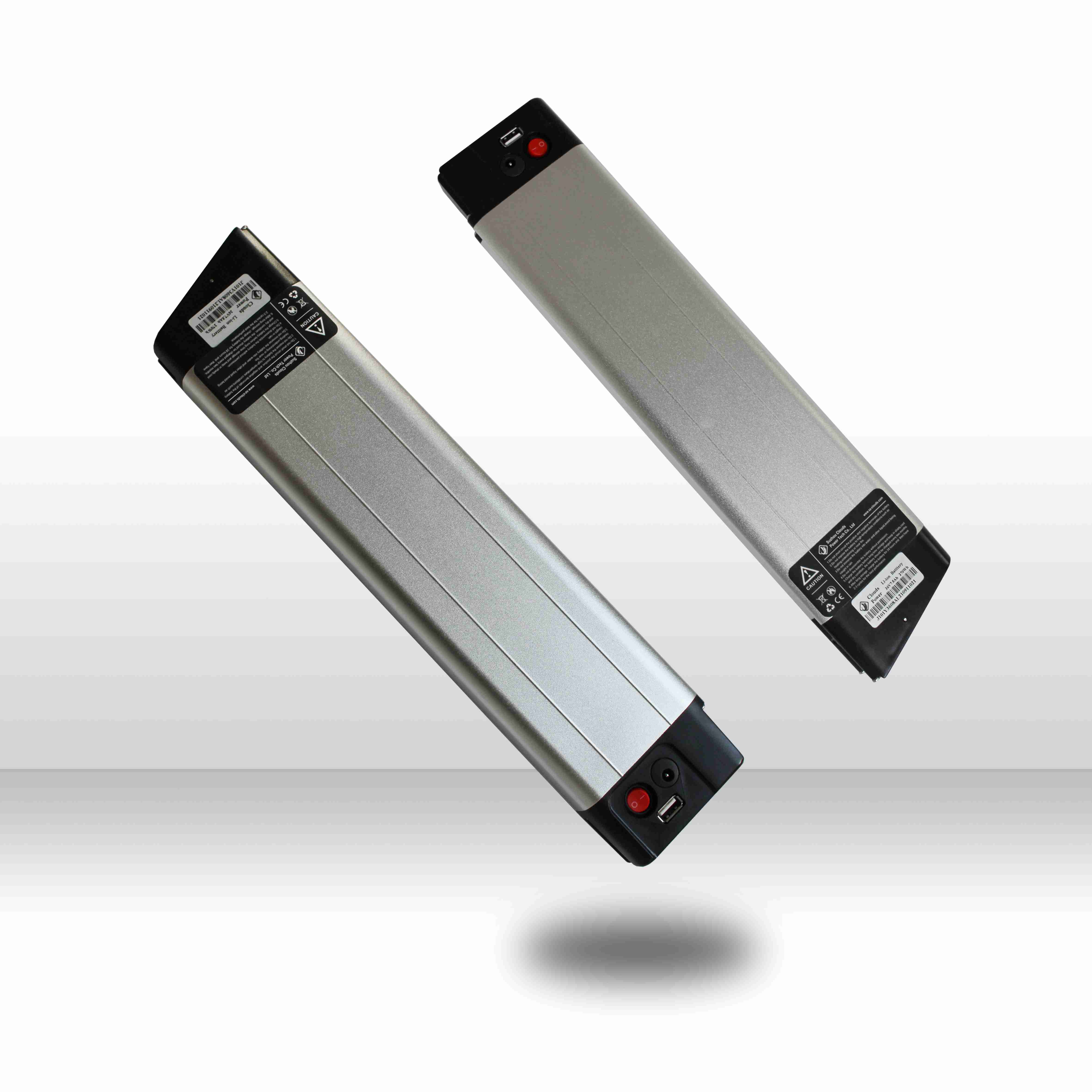 云电源36V7.5AH RAPIER类型锂电池电池制造商带有USB EN50604