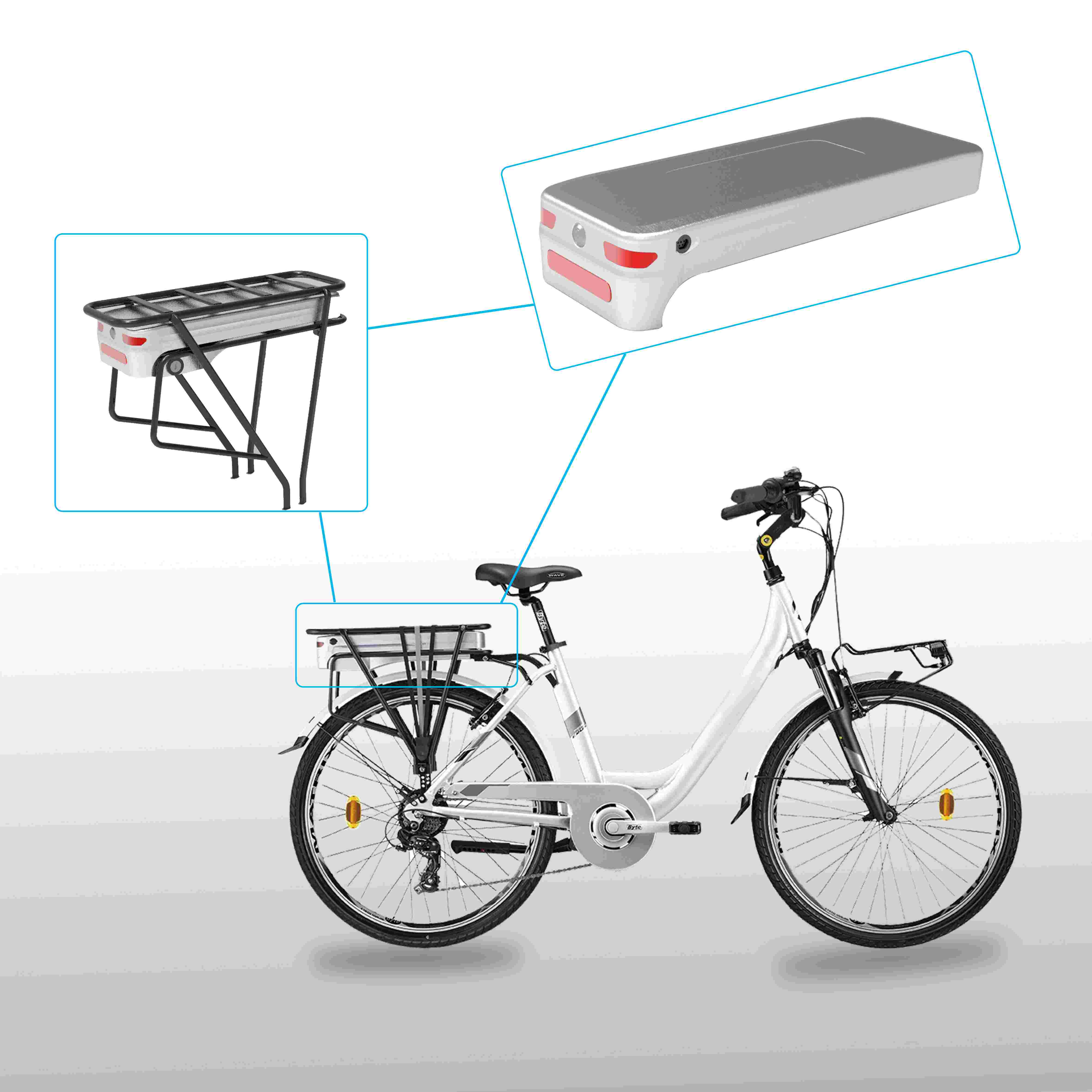后架ebike电池48V制造商UL2271 UL2489