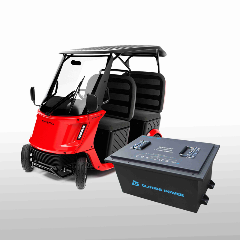 云电源51.2v105AH锂电池用于低速电动汽车，蓝牙应用程序